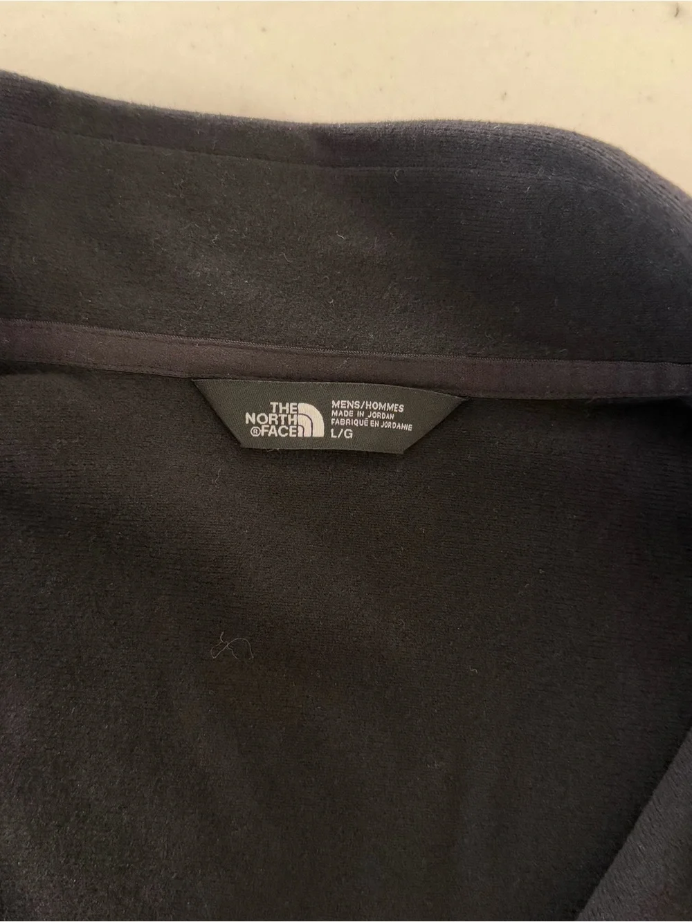The North Face Pullover Mens Sz L Tech Fleece 1/4 Quarter Zip NWT Black LG